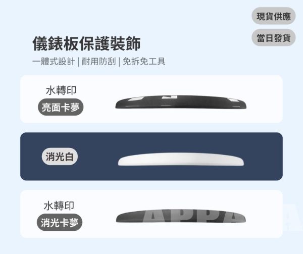 Model Y 煥新版 一體式儀錶板保護裝飾：圖片 2